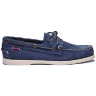  sebago® ανδρικά παπούτσια boat `portland flesh out` - l7111ptw-908r μπλε