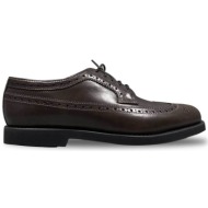  sebago® ανδρικά δερμάτινα παπούτσια oxford `canton pull up` - l77113qw-901r καφέ