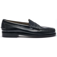  sebago ανδρικά loafers δερμάτινα classic black dan - l7000300-902 μαύρο