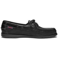  sebago® ανδρικά παπούτσια boat `endeavor` - l7000gc0-924w μαύρο