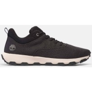  timberland ανδρικά sneakers μονόχρωμα με κεντημένο contrast έμβλημα στο πλάι - tb0a67rnek81 μαύρο