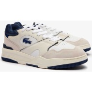  lacoste ανδρικά δερμάτινα sneakers `lineshot` - 47sma0062042 εκρού