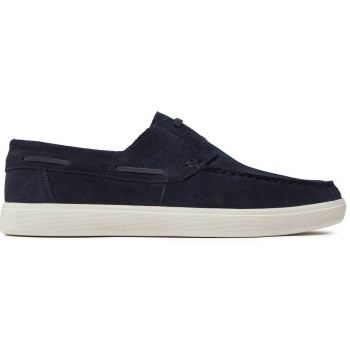 geox ανδρικά suede boat shoes `avola` 