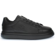  la martina ανδρικά δερμάτινα sneakers με λογότυπο - lfm242010-3300 μαύρο