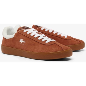 lacoste ανδρικά suede sneakers με