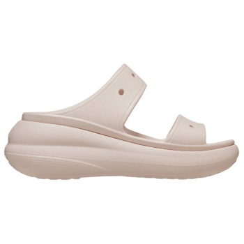 crocs crush sandal nude