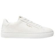  pepe jeans camden rump w sneaker 36-41 - λευκό