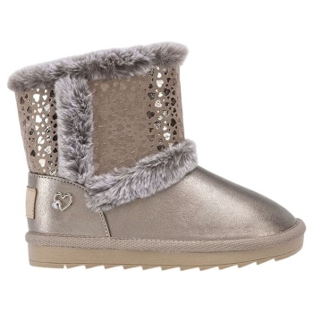 mayoral μπότα 31-38 - μπεζ μεταλλικο