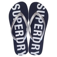  superdry code essential flip flop σαγιονάρα s-l - μπλε