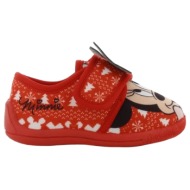  minnie mouse παντόφλα 24-32 - κοκκινο - dm010133/04
