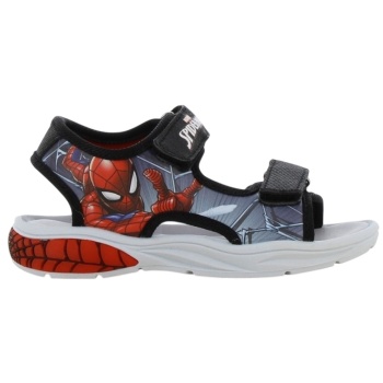 spiderman πέδιλο με φωτάκι 25-33 - μαυρο