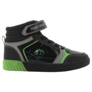  jurassic world μποτάκι με φωτάκι 25-33 - μαυρο - jw001145/02