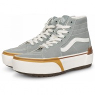  vans `off the wall` sk8-hi tapered γκρι