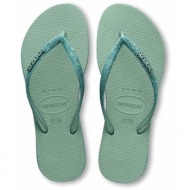  havaianas slim sparkle ii φυστικί