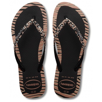 havaianas slim animals fashion μαύρο σε προσφορά