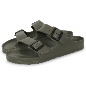funky buddha double strap slides χακί