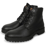  jack & jones bernie pu boot μαύρο