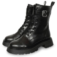  tamaris metallic buckle boots μαύρο