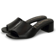  tamaris classic heeled mules μαύρο