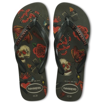 havaianas top tribo χακί