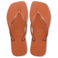  havaianas square glitter πορτοκαλί