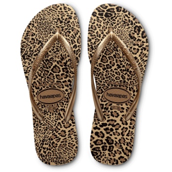 havaianas slim animals λεοπάρ