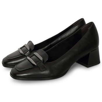 tamaris leather classic pumps μαύρο ματ σε προσφορά