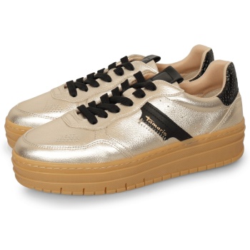 tamaris modern elevated sneaker χρυσό