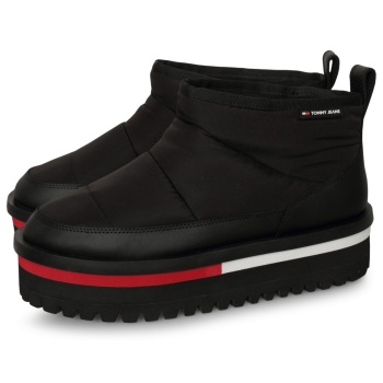 tommy hilfiger nylon flatform boot wl