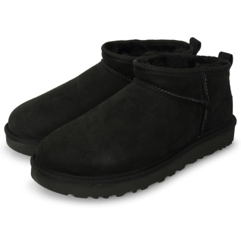 ugg classic ultra mini μαύρο