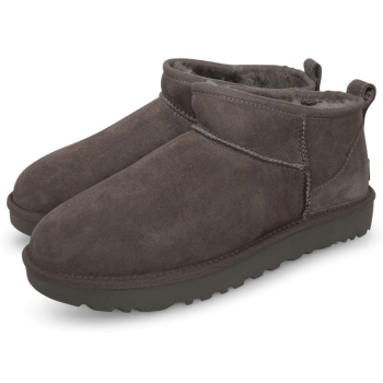 ugg classic ultra mini σκούρο γκρι