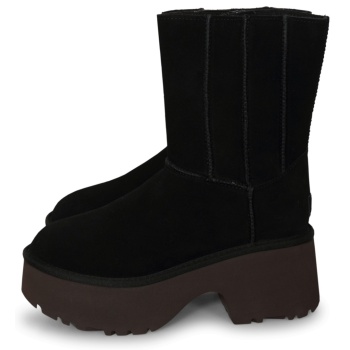 ugg classic twin seam new heights μαύρο