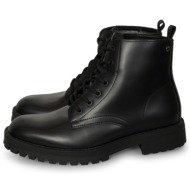  jack & jones camden pu boot μαύρο
