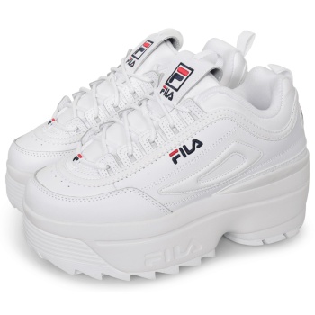 fila disruptor ii wedge λευκό