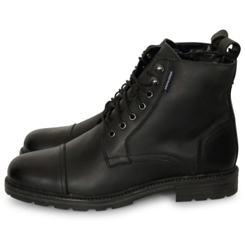 jack & jones trainer leather boot μαύρο σε προσφορά