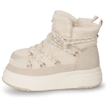 tamaris sherpa wool boots εκρού σε προσφορά