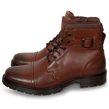 jack & jones dexter leather boot sn καφέ σε προσφορά