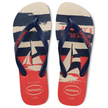 havaianas top nautical λευκό / μπλε / σε προσφορά