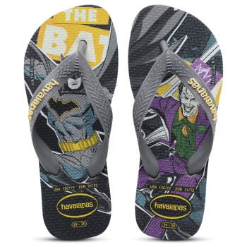 havaianas top herois dc σκούρο γκρι