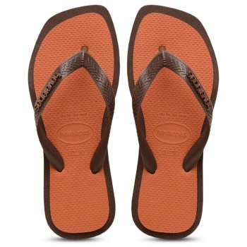 havaianas top square καφέ