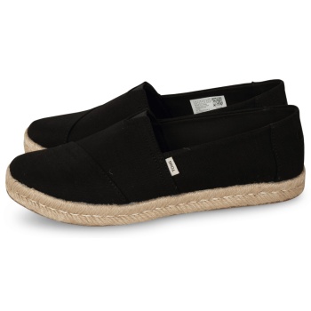 toms alpargata rope μαύρο σε προσφορά
