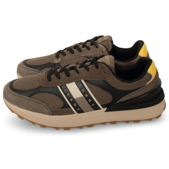 tommy hilfiger technical runner ess καφέ σε προσφορά