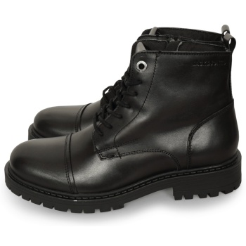 jack & jones tremor leather boot ανθρακί σε προσφορά