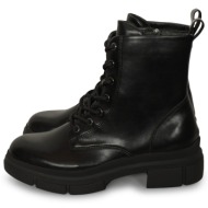 tamaris combat boot μαύρο