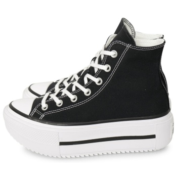 converse lift double stack μαύρο σε προσφορά