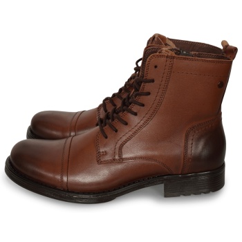 jack & jones russel leather κονιάκ σε προσφορά