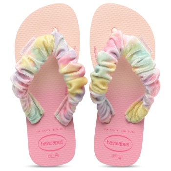 havaianas kids fluffy ροζ