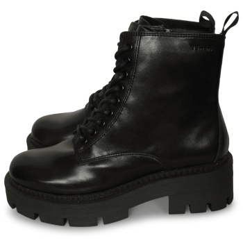 tamaris rugged lace boots μαύρο σε προσφορά