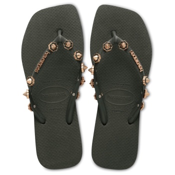 havaianas square stylish χακί σε προσφορά