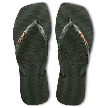 havaianas square logo metallic λαδί σε προσφορά